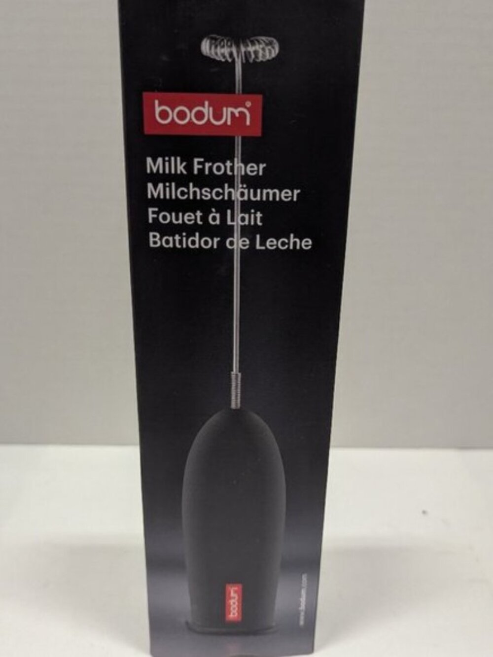 Bodum Schiuma Battery Operated Milk Frother – Black, Lightweight & Portable